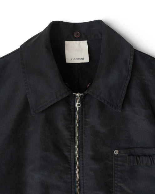 refomed / NEXT MAN MOLESKIN JACKET BLACK