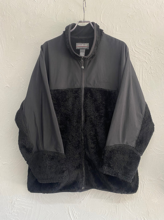 Eddie Bauer fleece nylon jacket