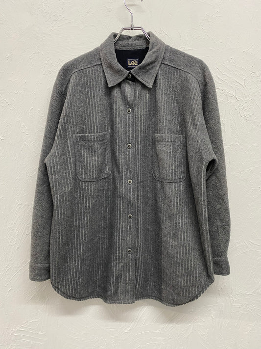 Lee fleece stripe design shirt