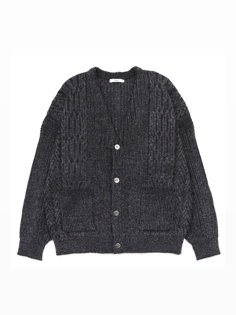 YASHIKI Sekkei mohair Cardigan