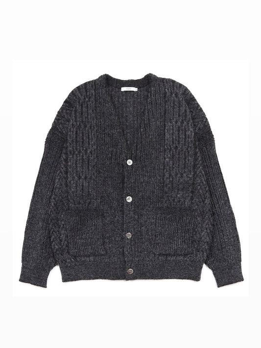 YASHIKI Sekkei mohair Cardigan