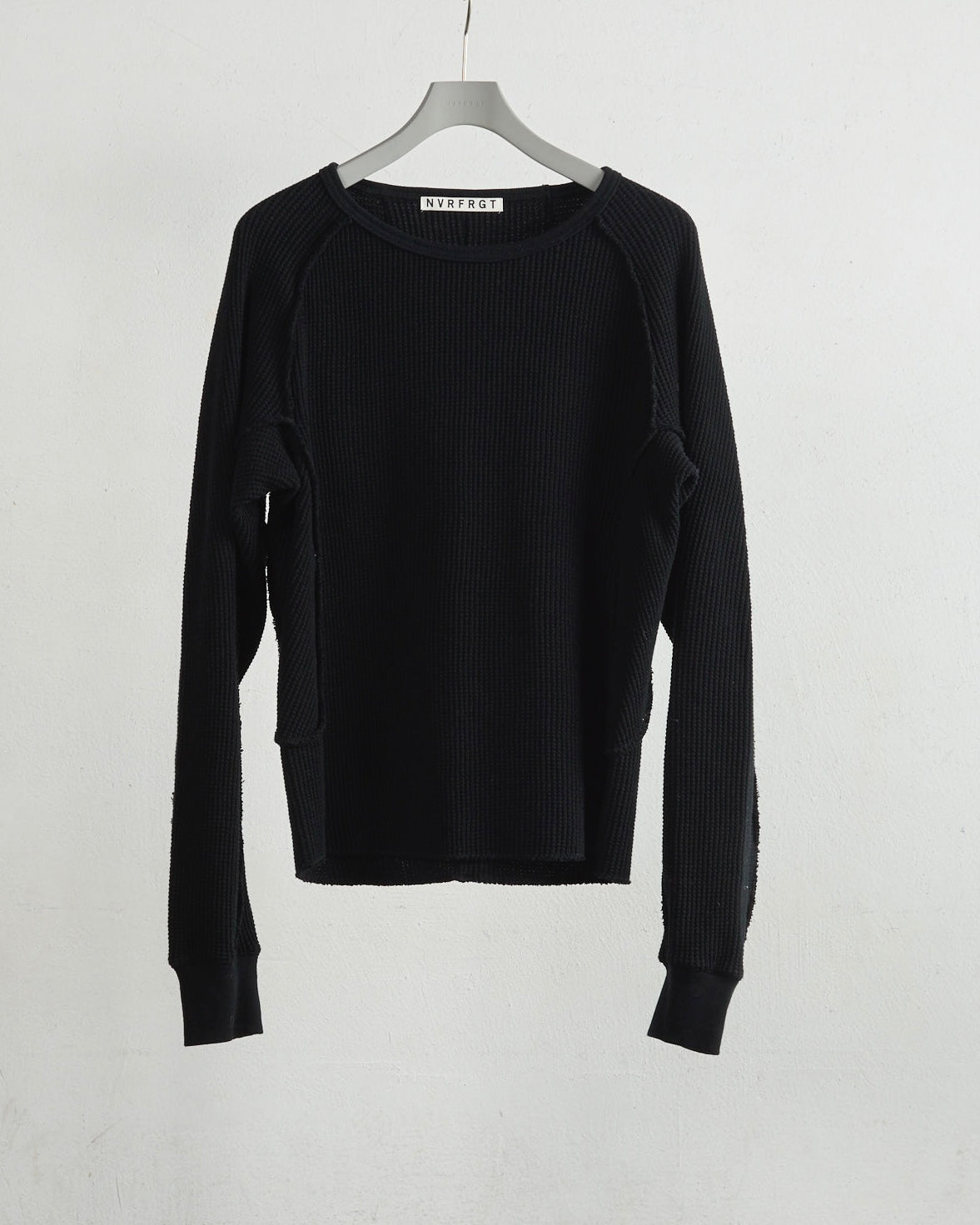 NVRFRGT WAFFLE THERMAL LONG SLEEVE T‑SHIRT