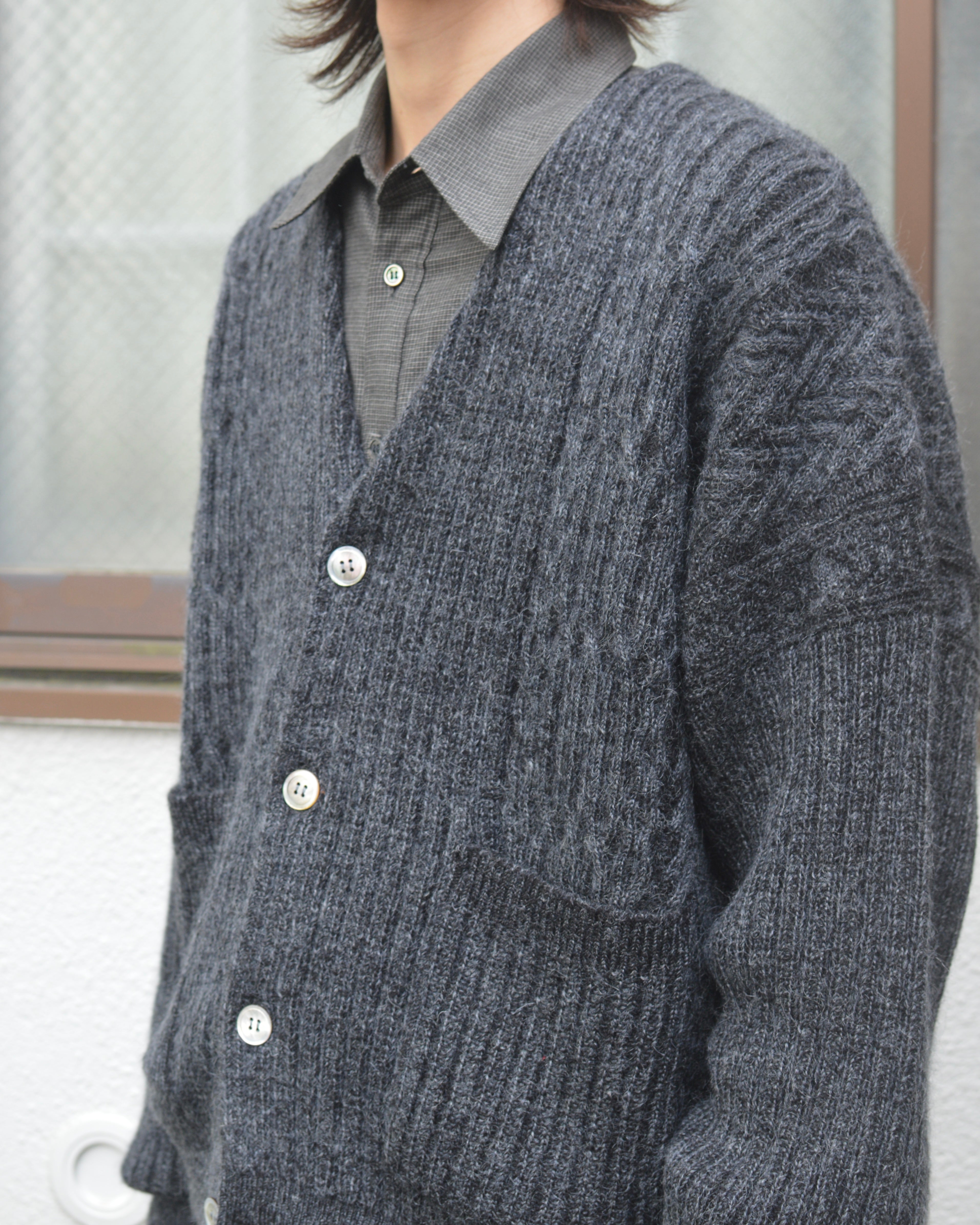 YASHIKI Sekkei mohair Cardigan – JIKAI