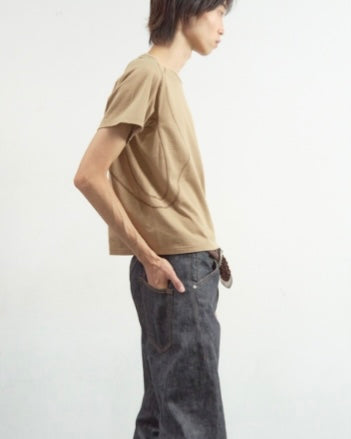 NVRFRGT PANELLED HALF SLEEVE T-SHIRT