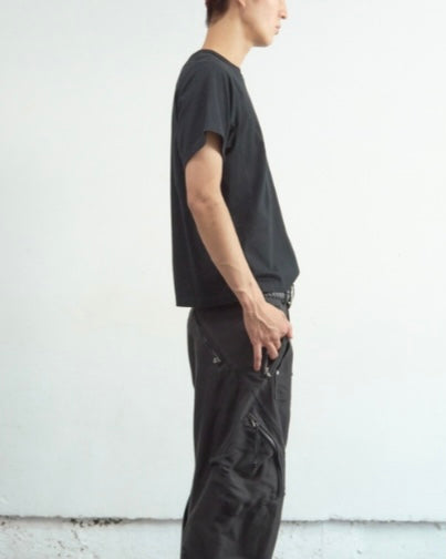 NVRFRGT PANELLED HALF SLEEVE T-SHIRT