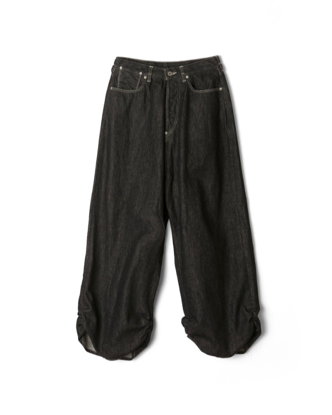 FRESH MAN DENIM WIDE PANTS"OW" BLACK