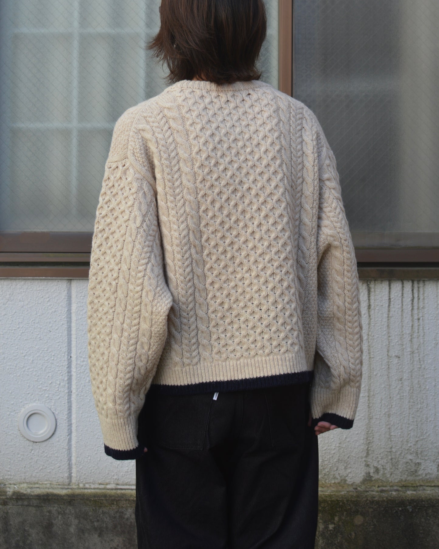 refomed "GUNTE" KNIT SWEATER 0FF