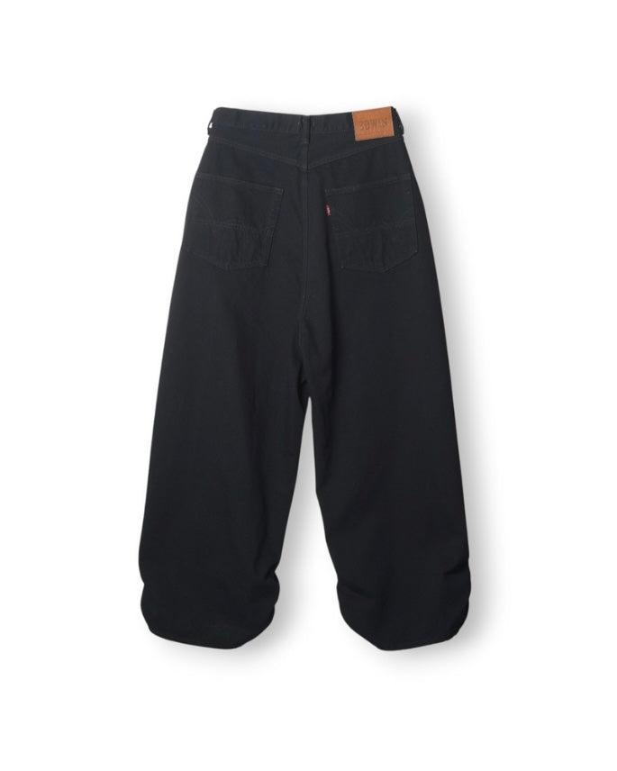 refomed  FRESH MAN DENIM WIDE PANTS by EDWIN　"OW" BLACK