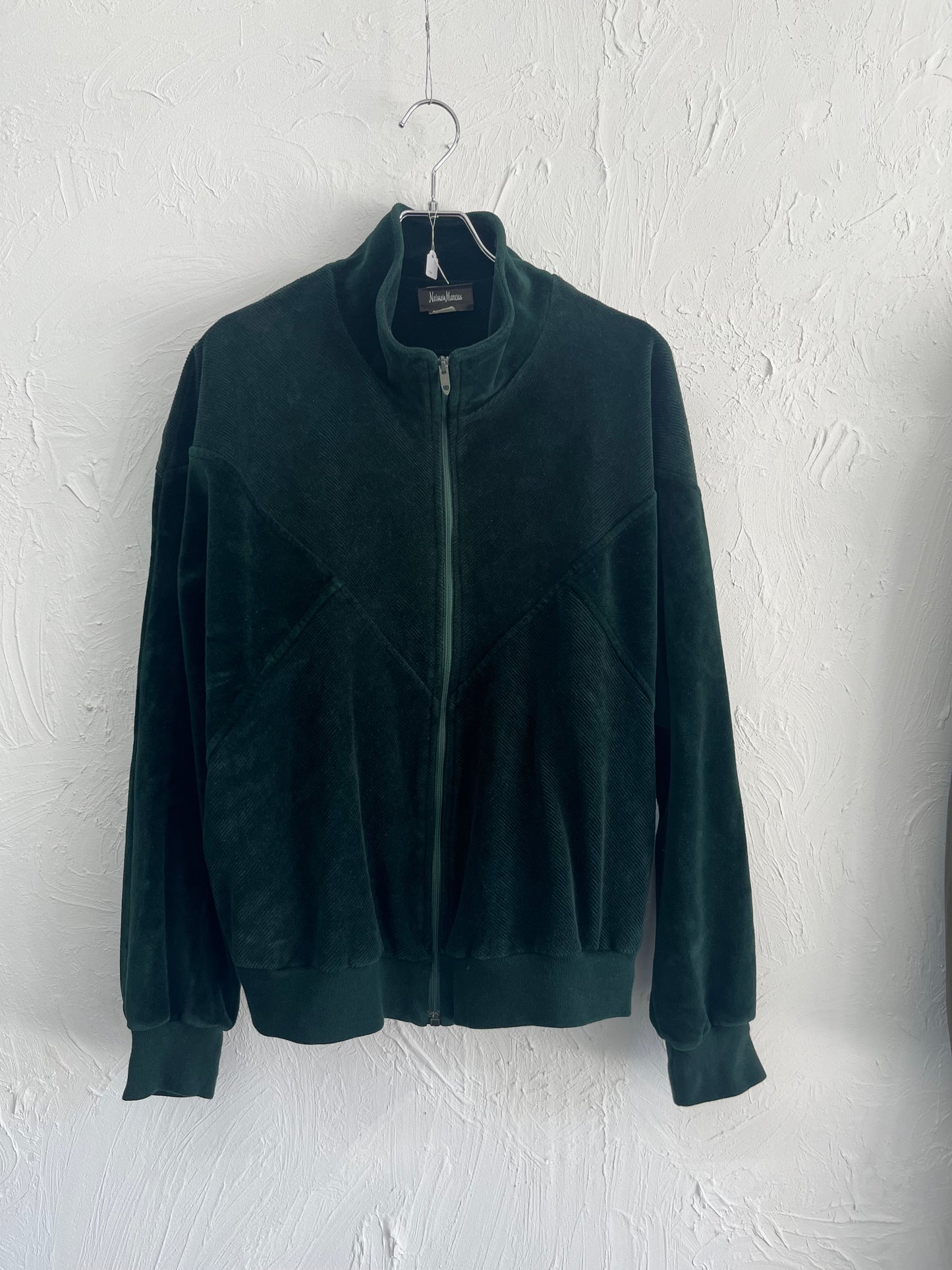 90s Neiman Marcus design velour track jacket