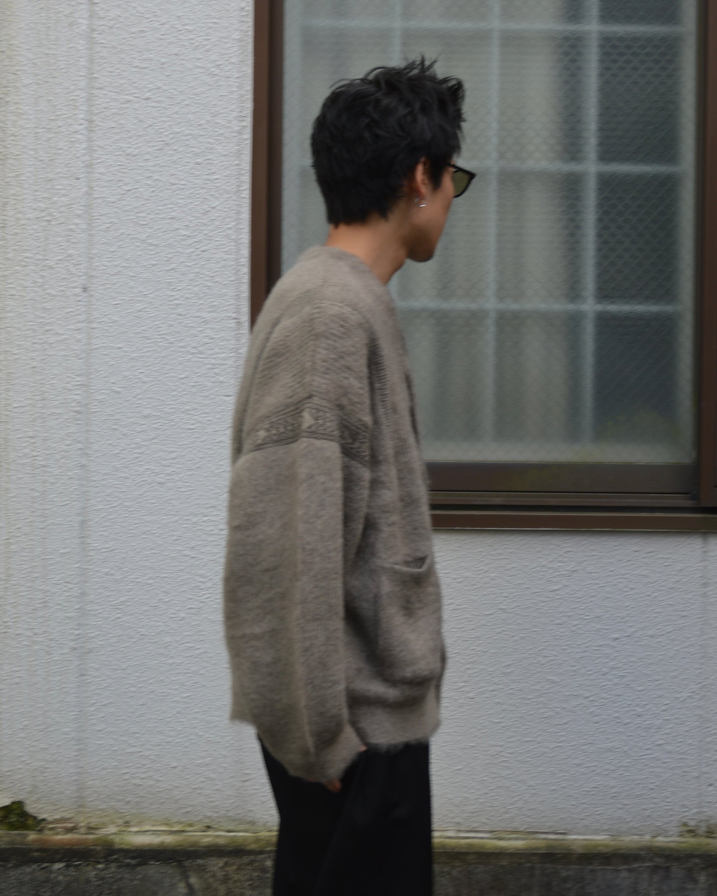 Akane mohair Cardigan BEIGE