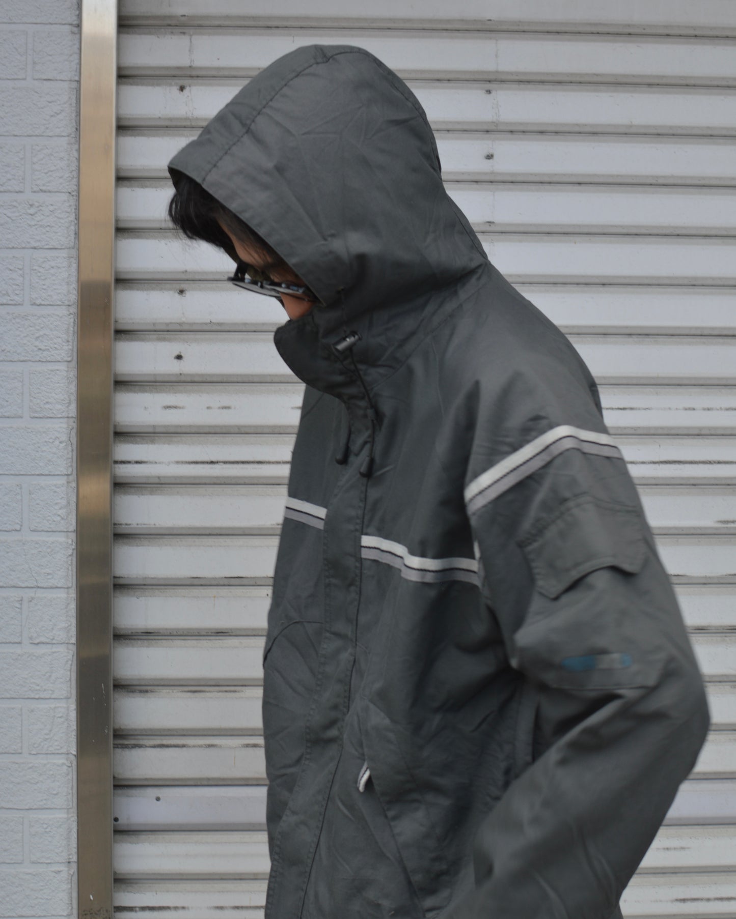 nylon weather parka