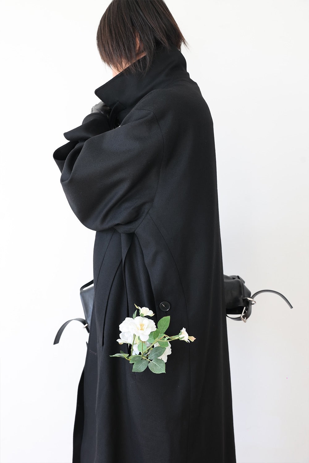 side.service Tear Long Coat