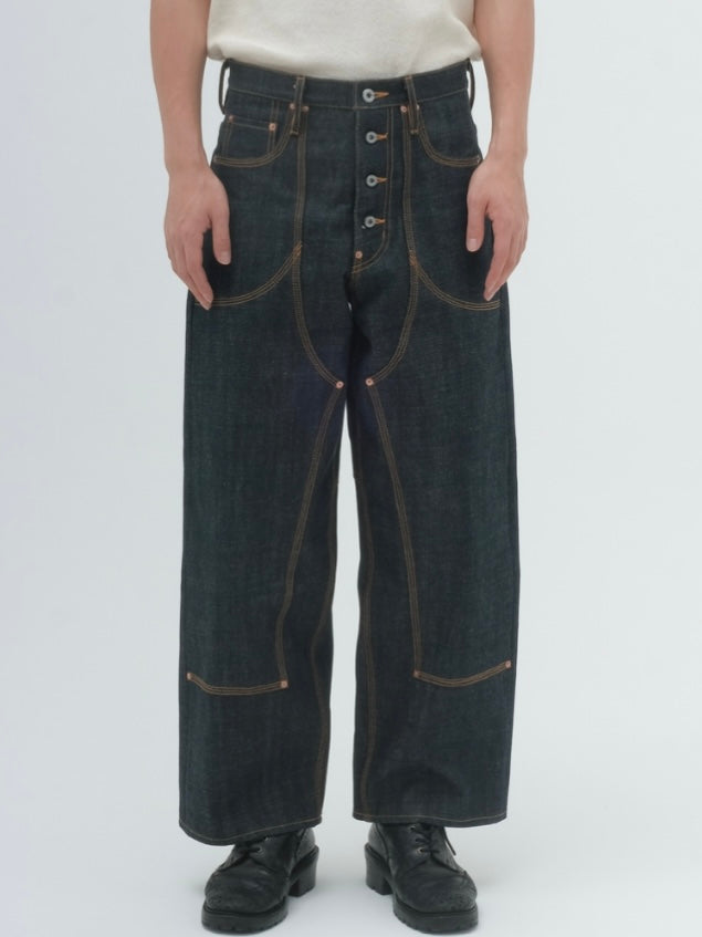 SUGARHILL / CLASSIC DOUBLE KNEE DENIM PANTS – JIKAI