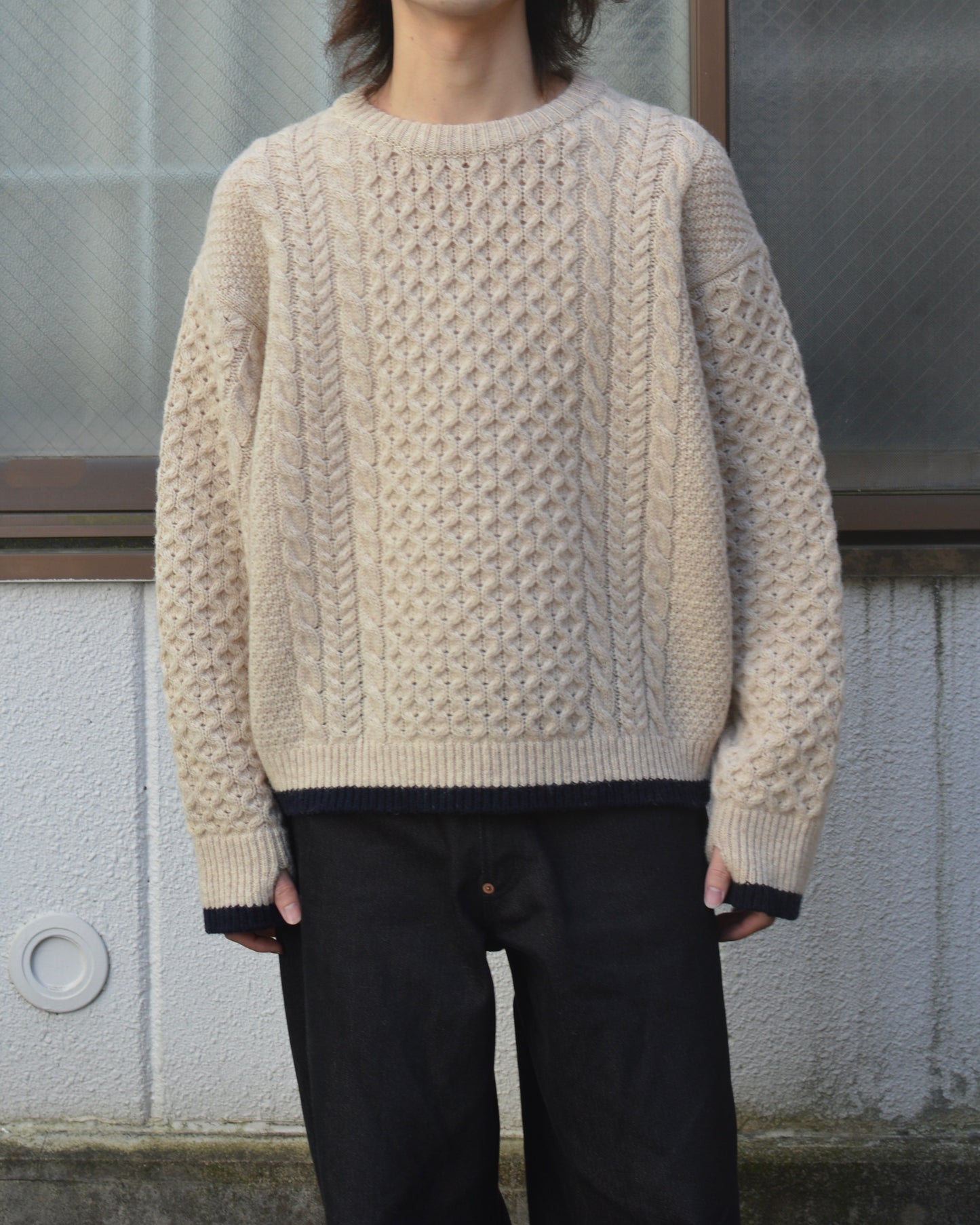 refomed "GUNTE" KNIT SWEATER 0FF