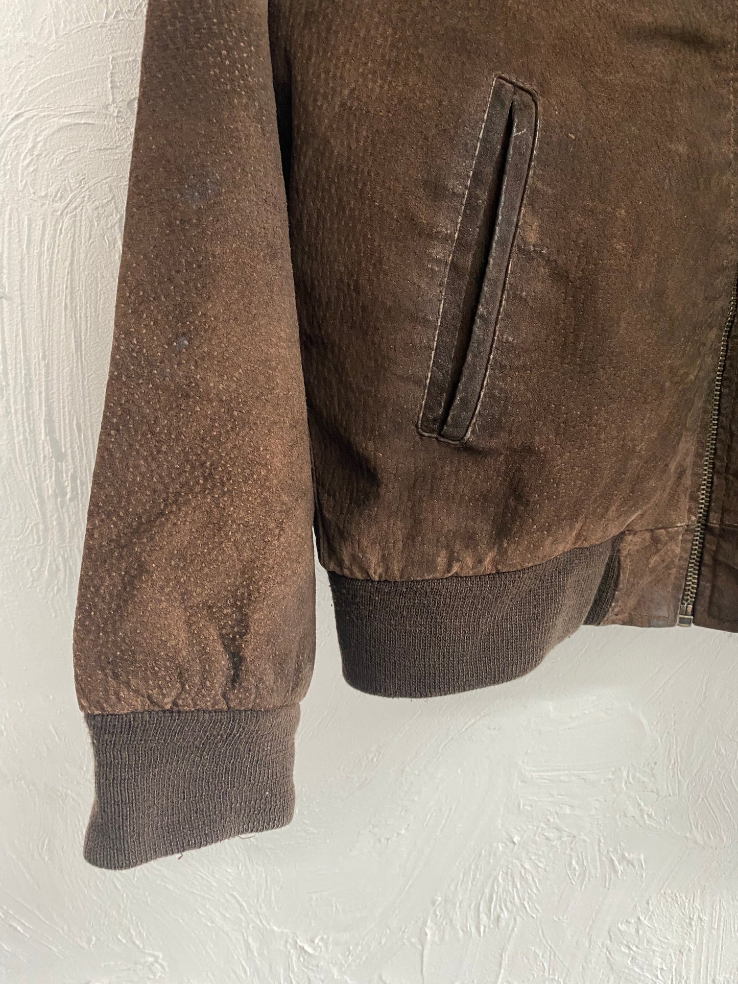 HOMME ET FEMME pig leather blouson
