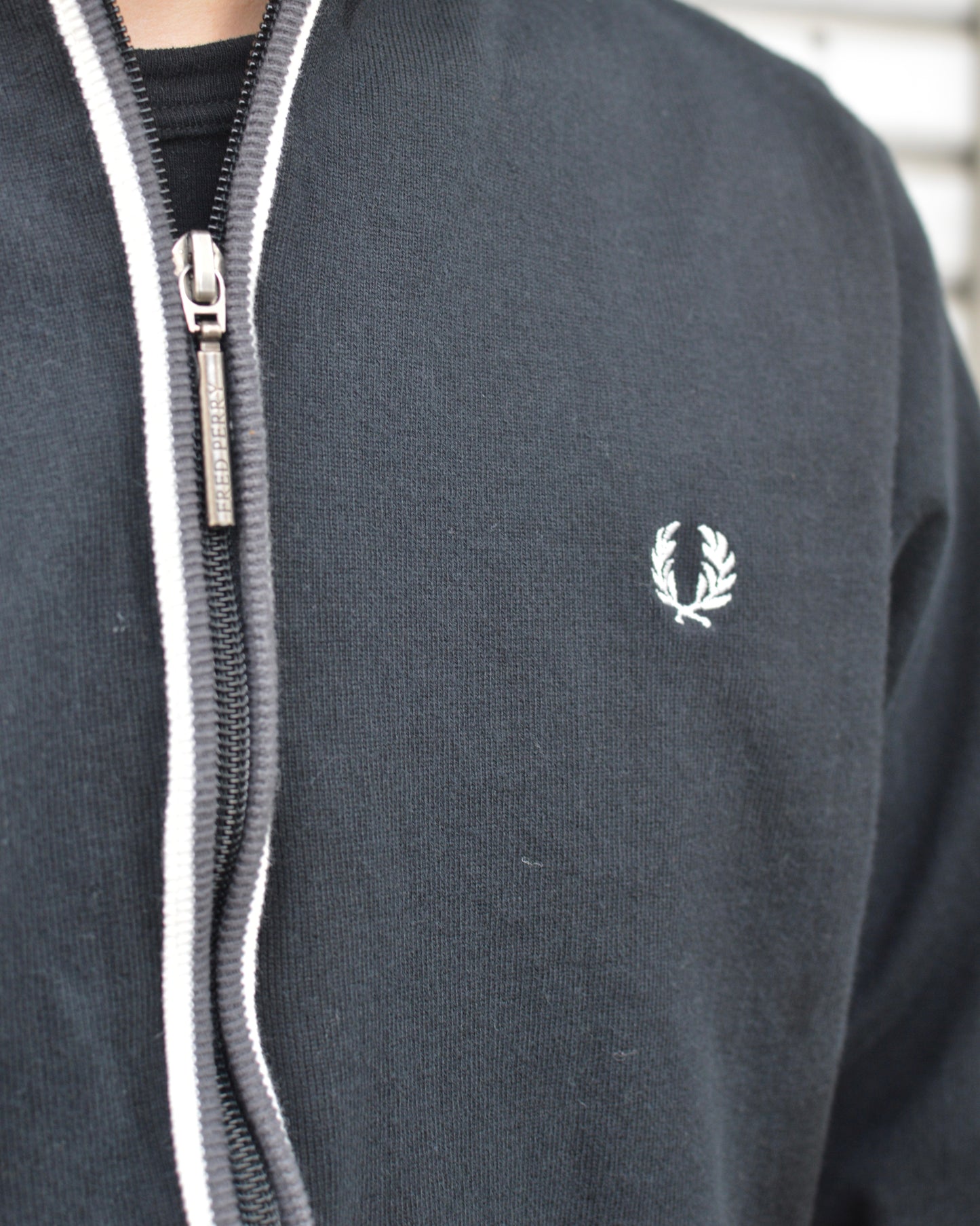 FRED PERRY cotton track jacket