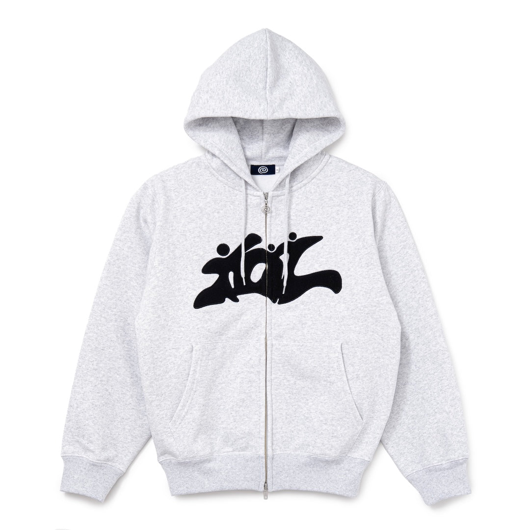SOL 3GUYS ZIP HOODIE ASH