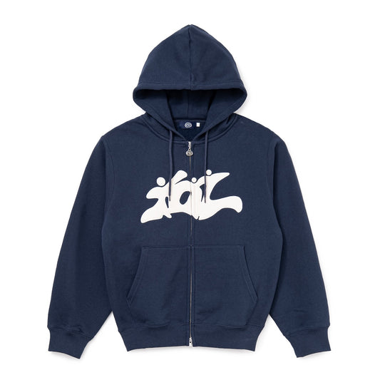 SOL 3GUYS ZIP HOODIE NAVY