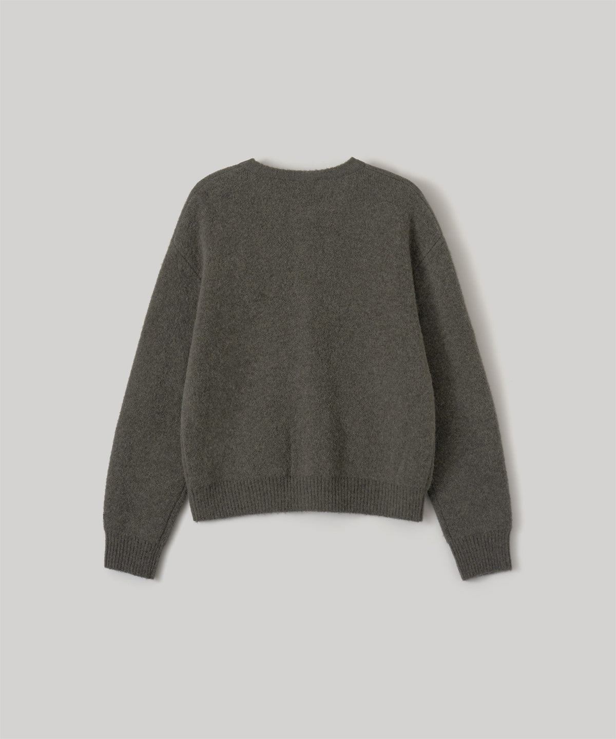 ANOTHER OFFICE Current Alpaca Roundneck Cardigan