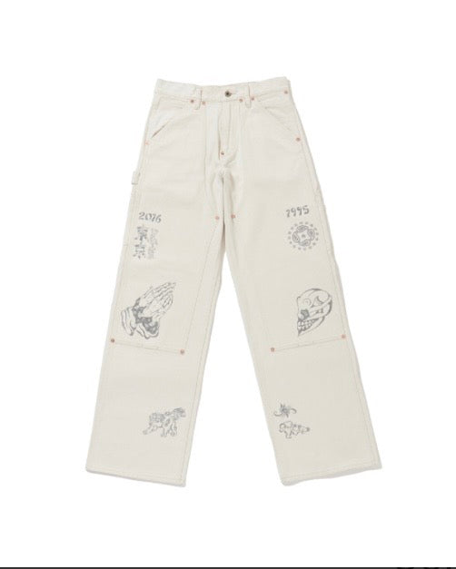 SUGARHILL TATTOO FLASH PRINT MODERN DENIM PAINTER