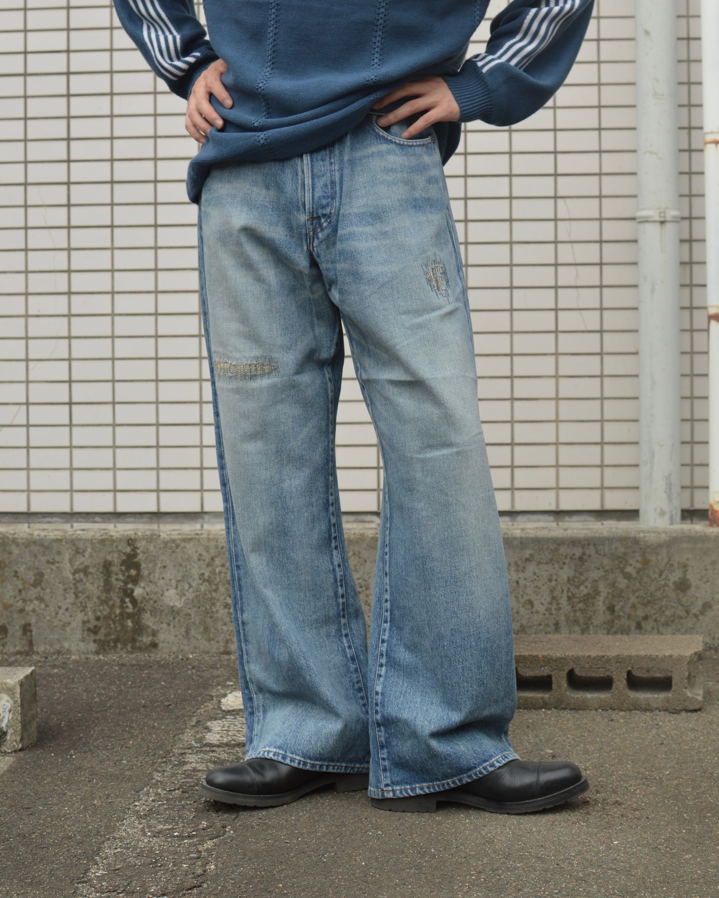 RICE NINE TEN / DISTRESSED LOVELY JEANS