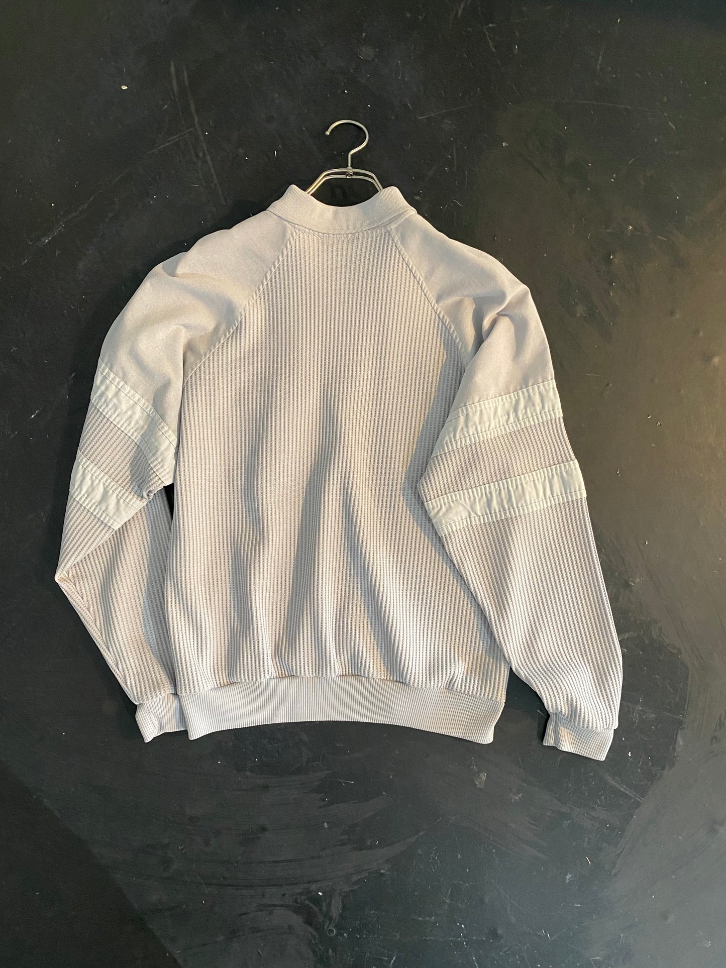 00s raglan L/S design polo shirt