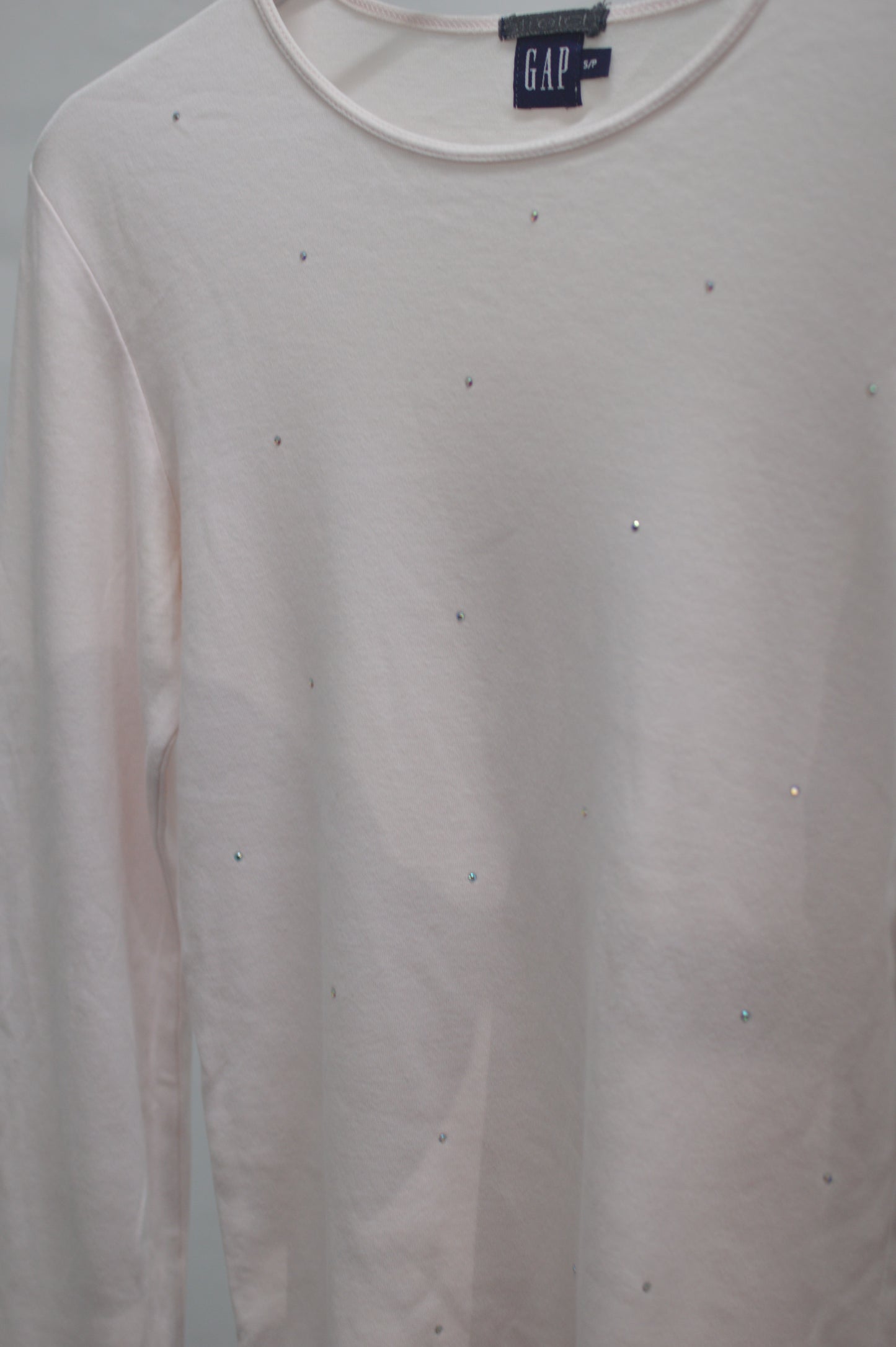 GAP studded cotton long sleeve tee