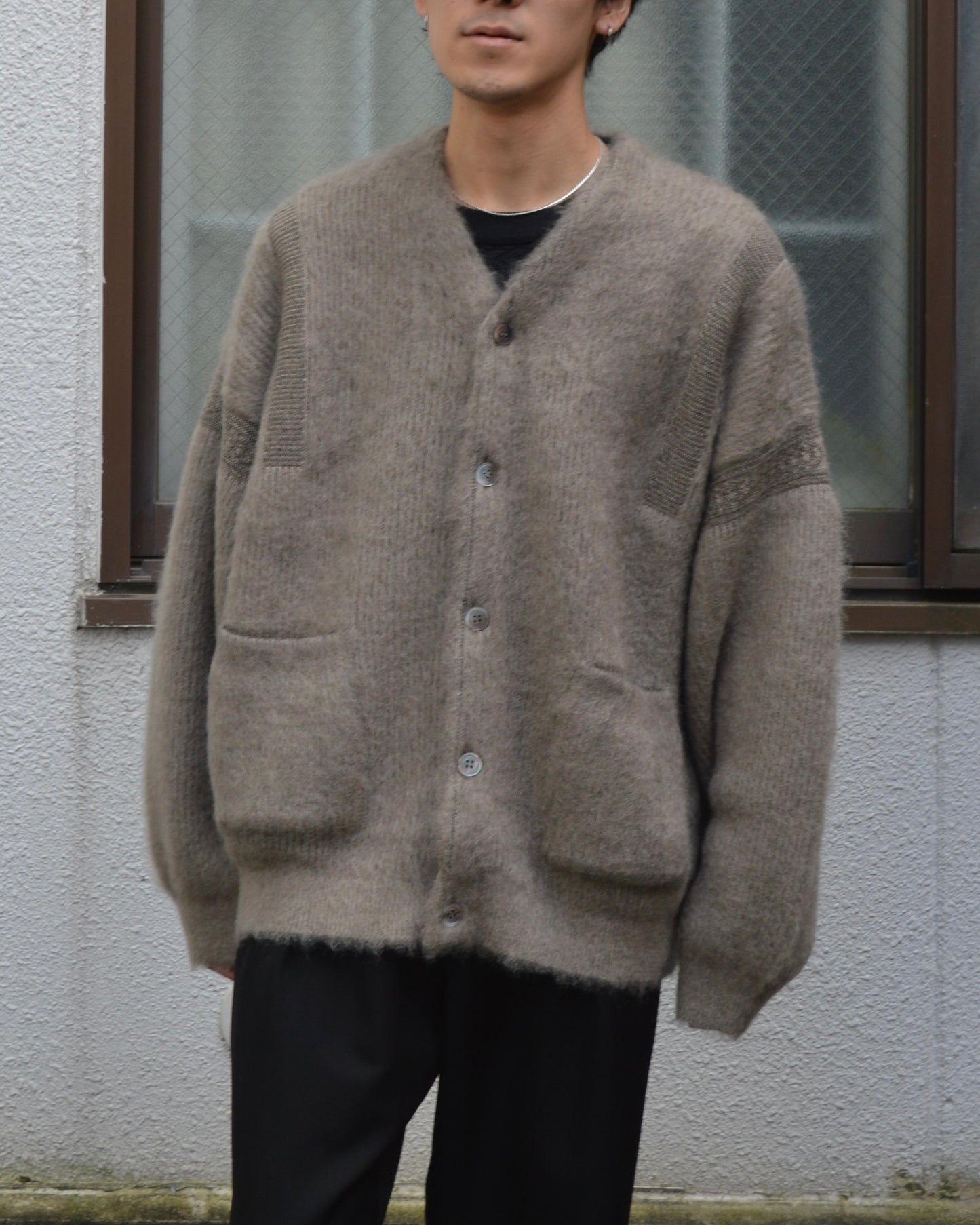 Akane mohair Cardigan BEIGE