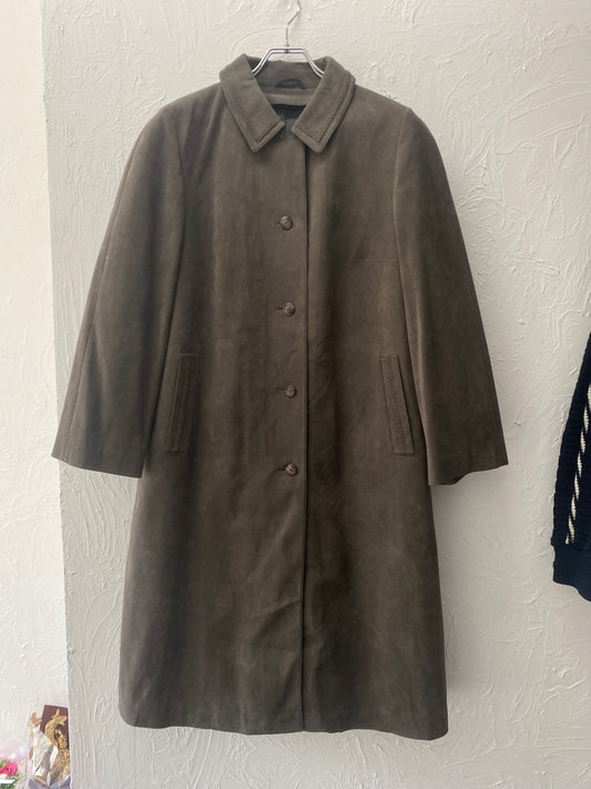 suède long coat