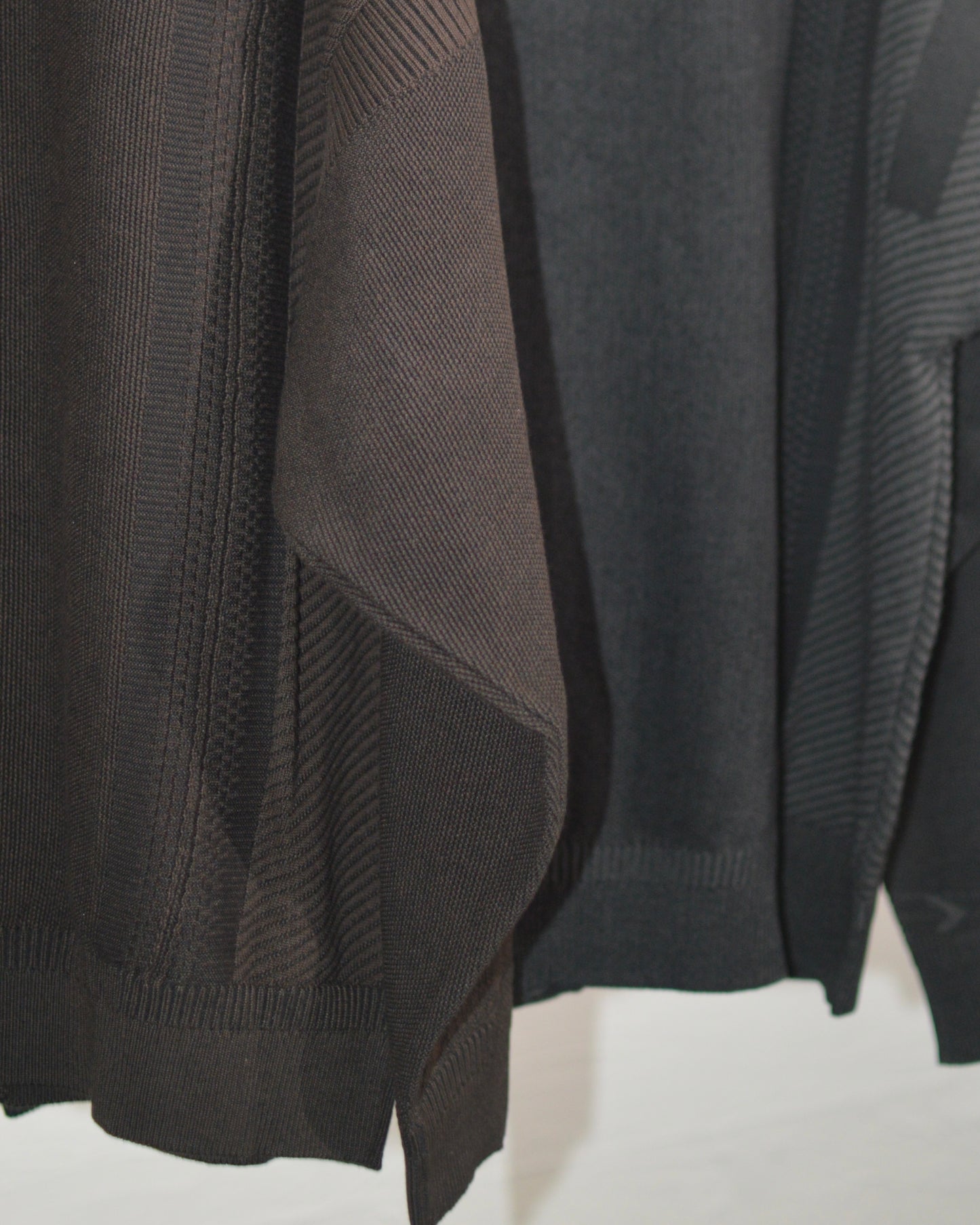 YASHIKI Kokuu Collar Cardigan BLACK