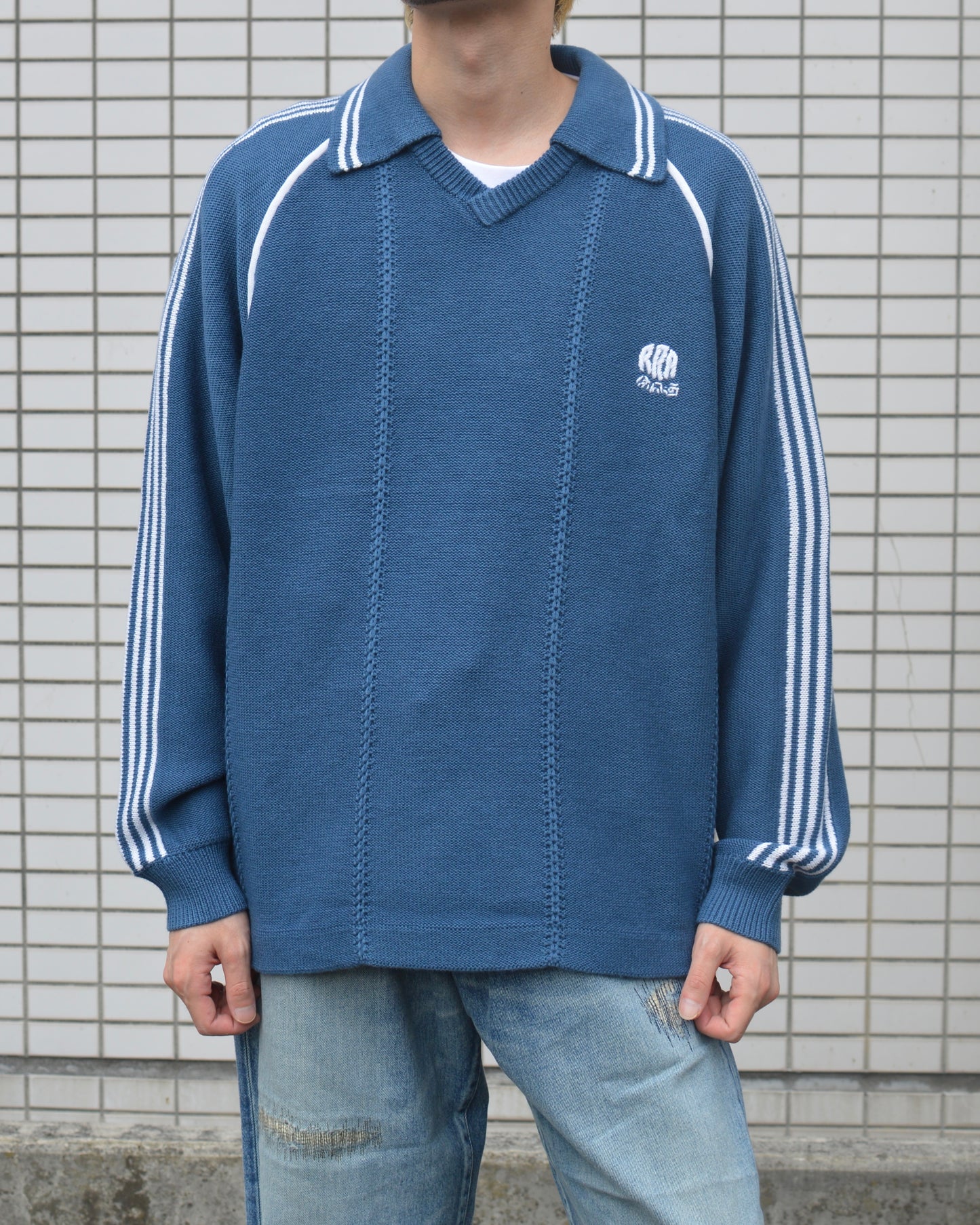 RICE NINE TEN / KNITTING GAME SHIRT