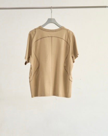 NVRFRGT PANELLED HALF SLEEVE T-SHIRT