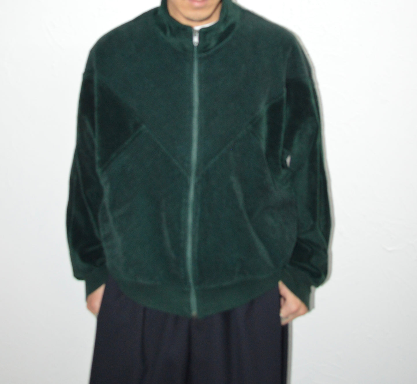 90s Neiman Marcus design velour track jacket