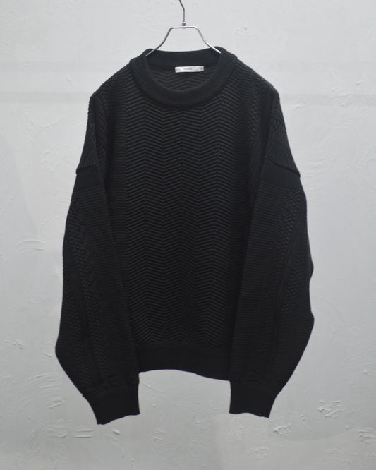 YASHIKI Yunagi Knit BLACK