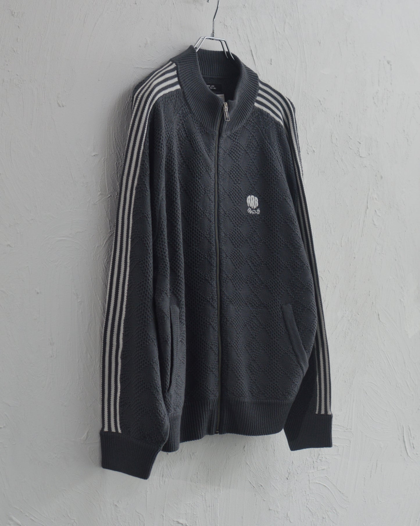 RICE NINE TEN KNITTED TRAINING JACKET