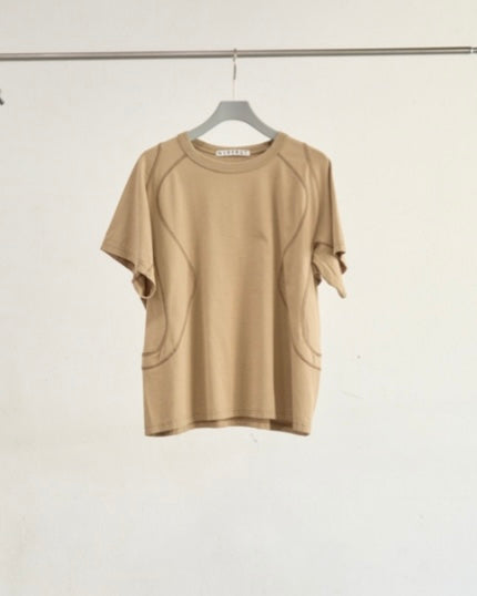 NVRFRGT PANELLED HALF SLEEVE T-SHIRT