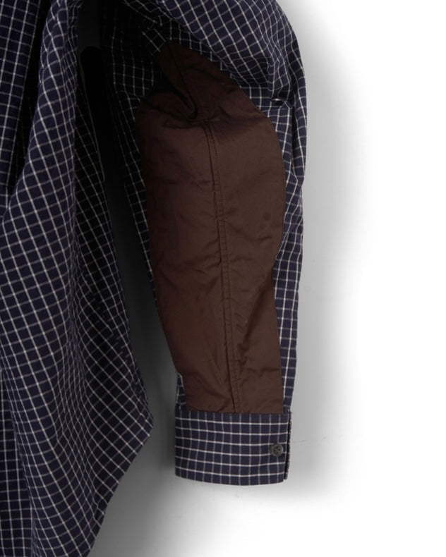 refomed WRIST PATCH SLOUCH SHIRT "CHECK"