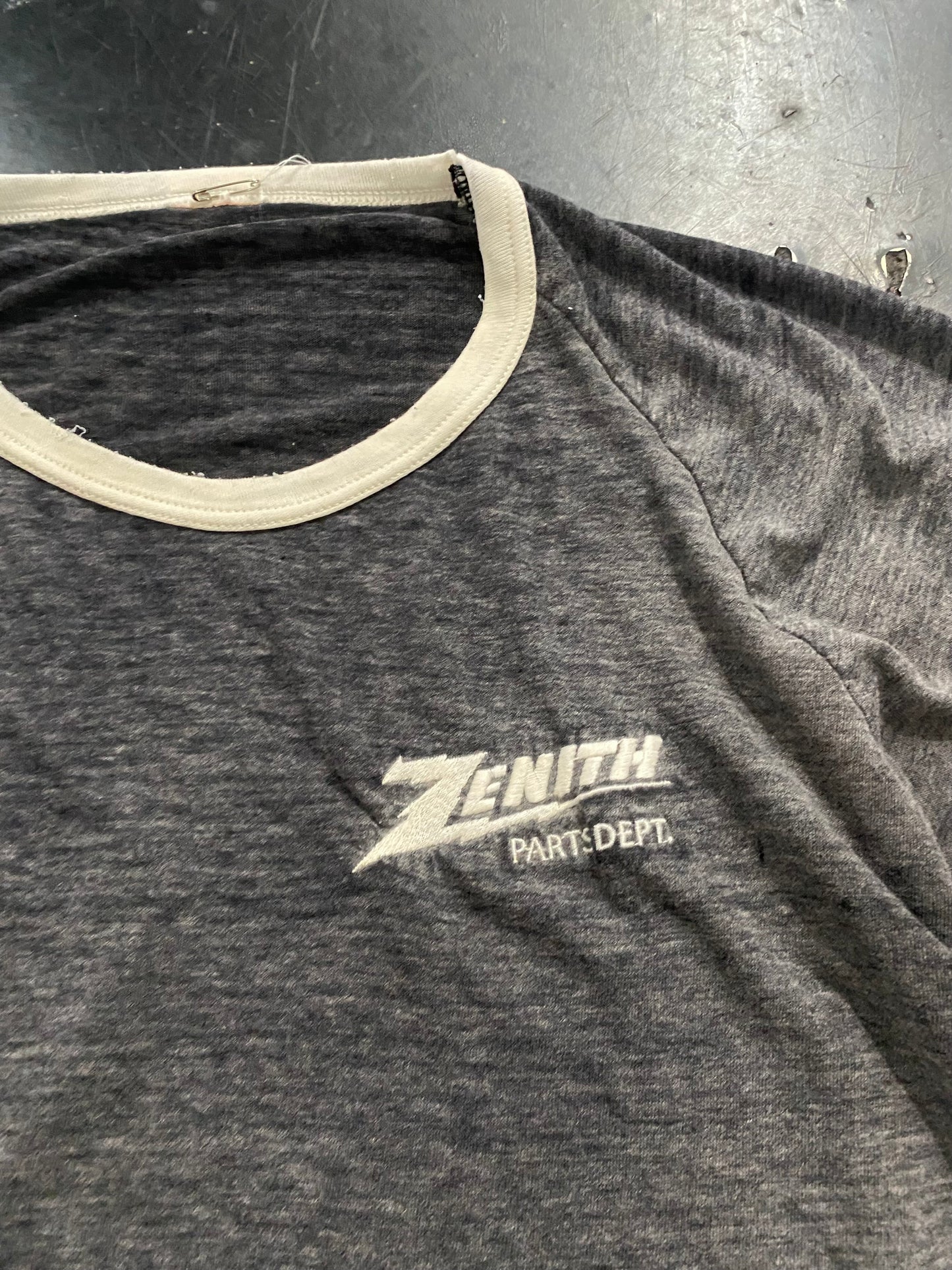 ZENITH PARTS DEPT. ringer tee