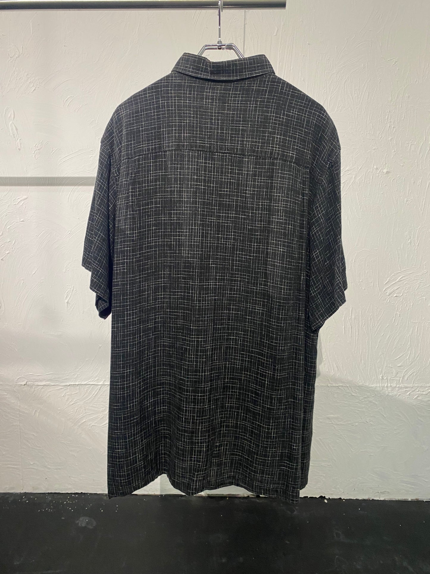 MARC EDWARDS linen check shirt