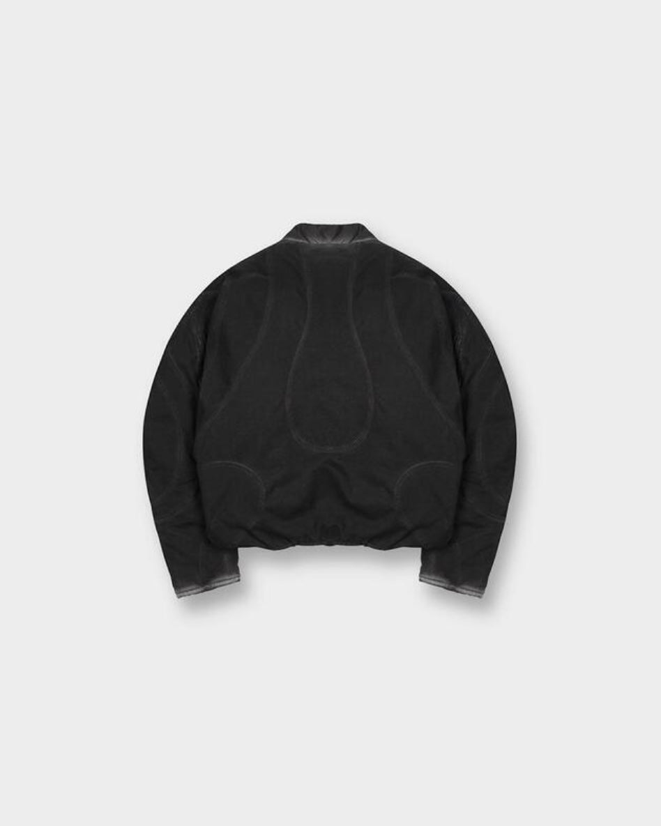 SIDE SERVICE YUZIRO BOMBER JACKET WASHED