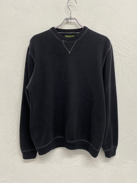 00s Eddie Bauer stitch cotton knit