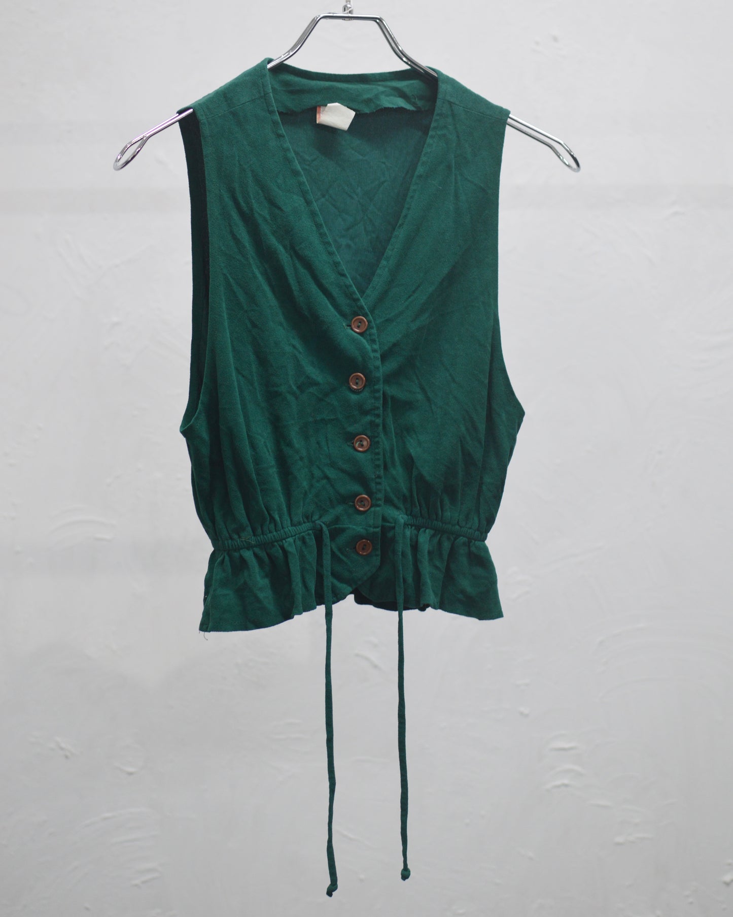 gathered design vest