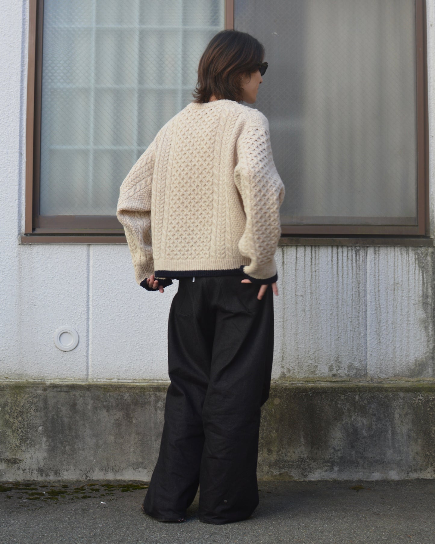 refomed "GUNTE" KNIT SWEATER 0FF