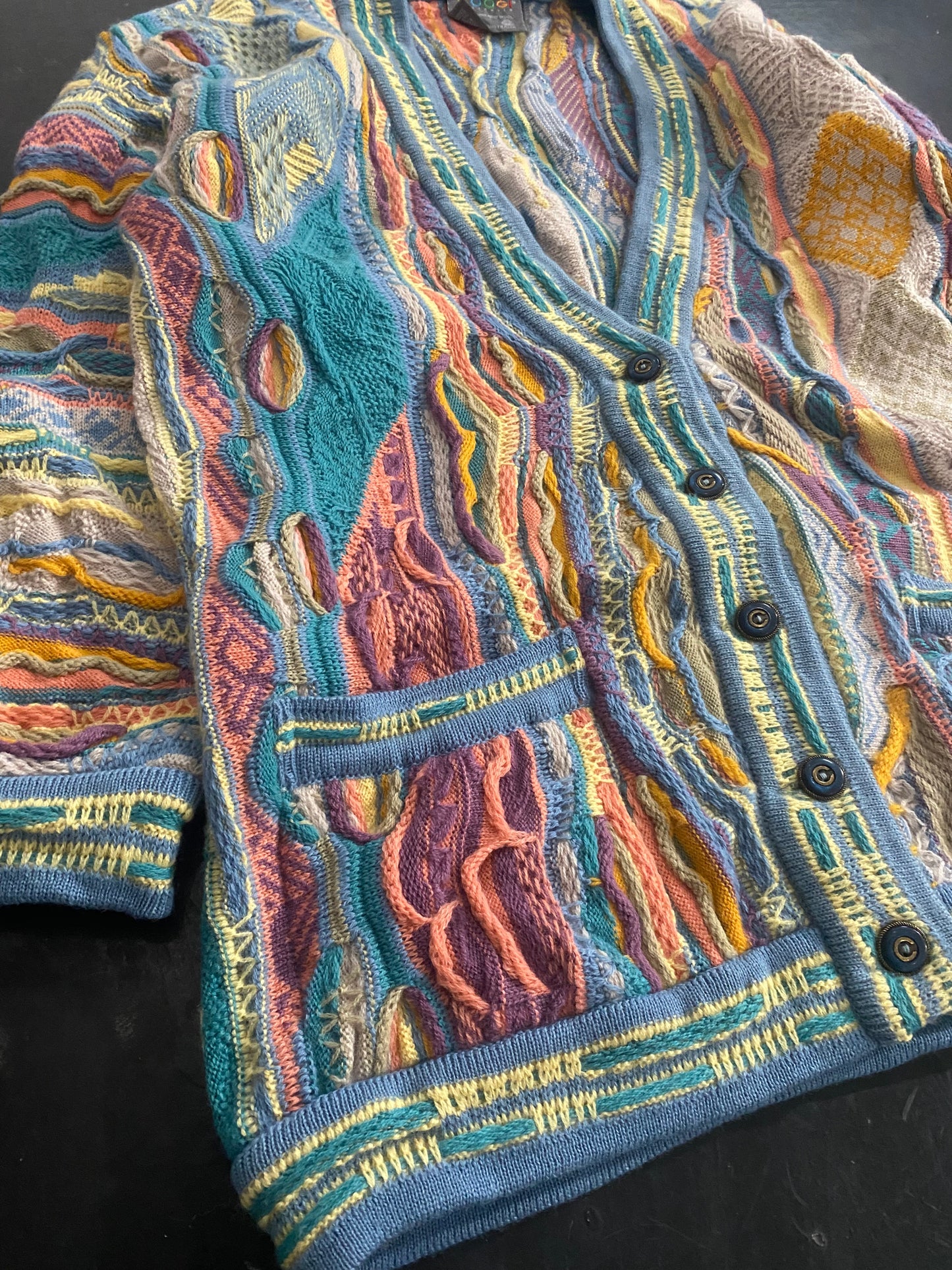 90s COOGI 3D design knit