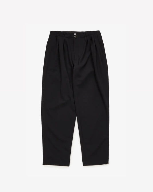meagratia Fine count woolish twill 4 tuck trousers