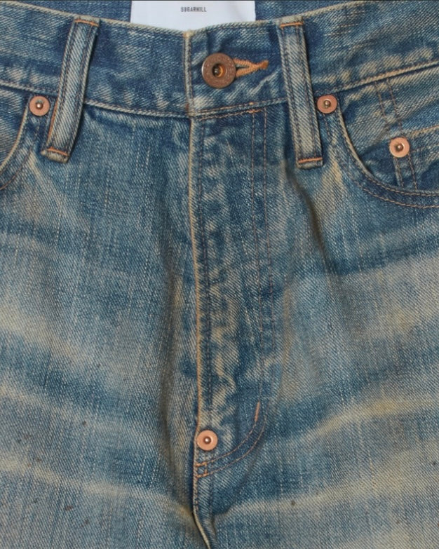 SUGARHILL FADED MODERN DENIM PANTS REGULER CUT
