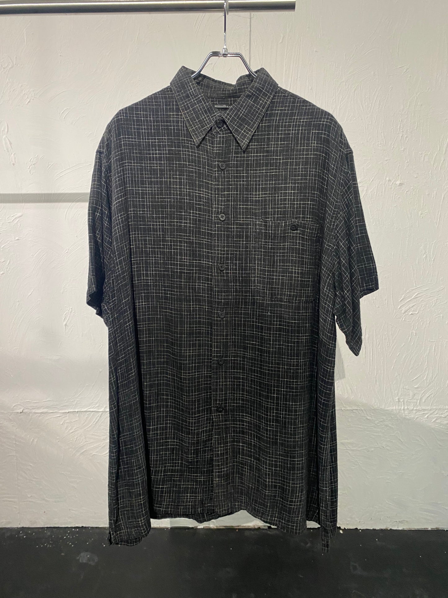 MARC EDWARDS linen check shirt