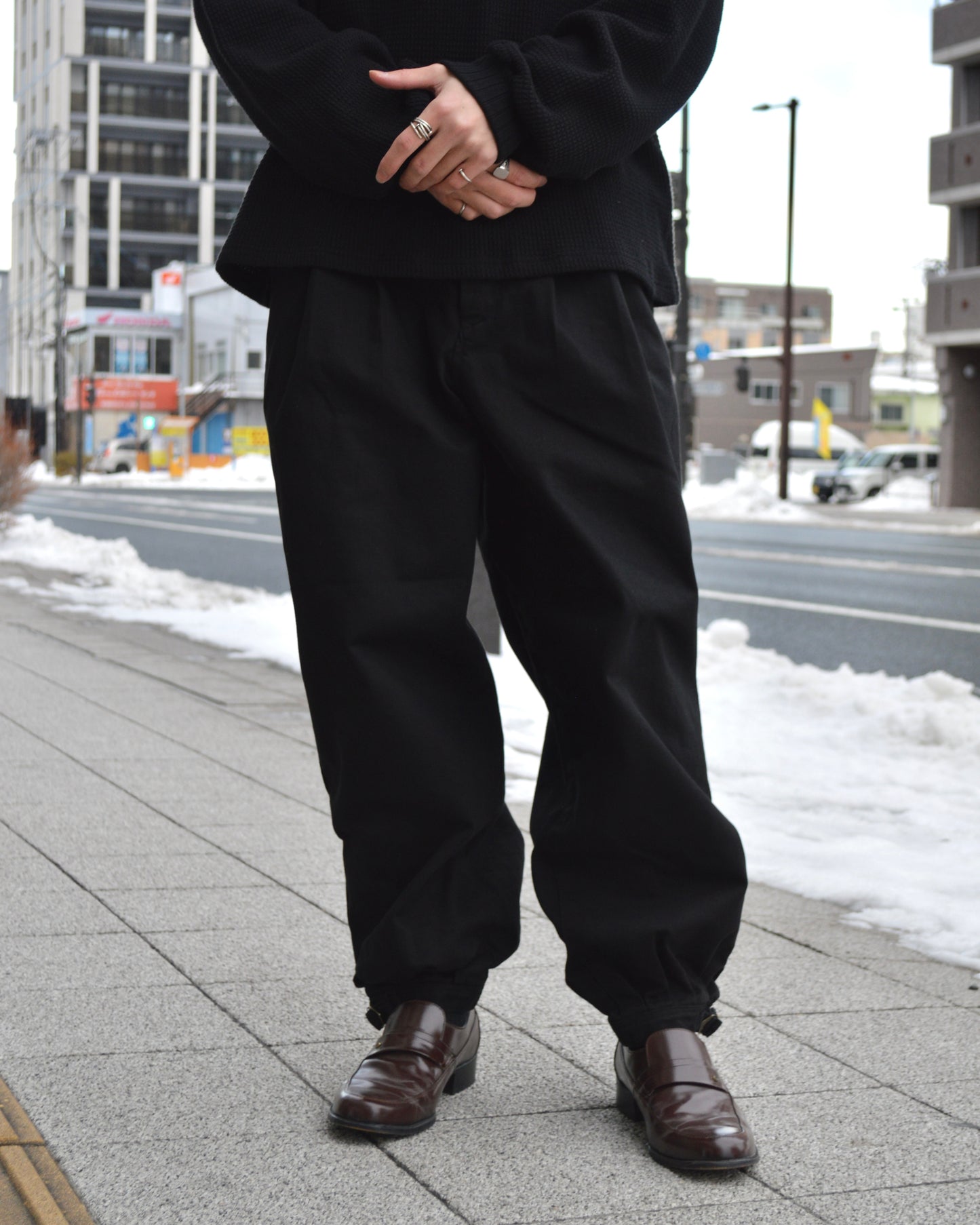 refomed KATSURAGI DENIM KNICKERBOCKERS