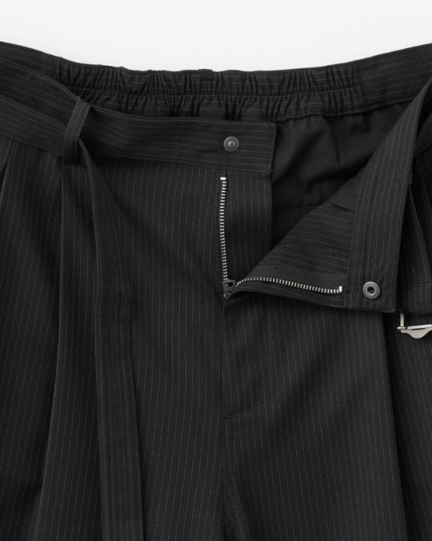 Another Office Hemingway Stripe Bermuda Pants