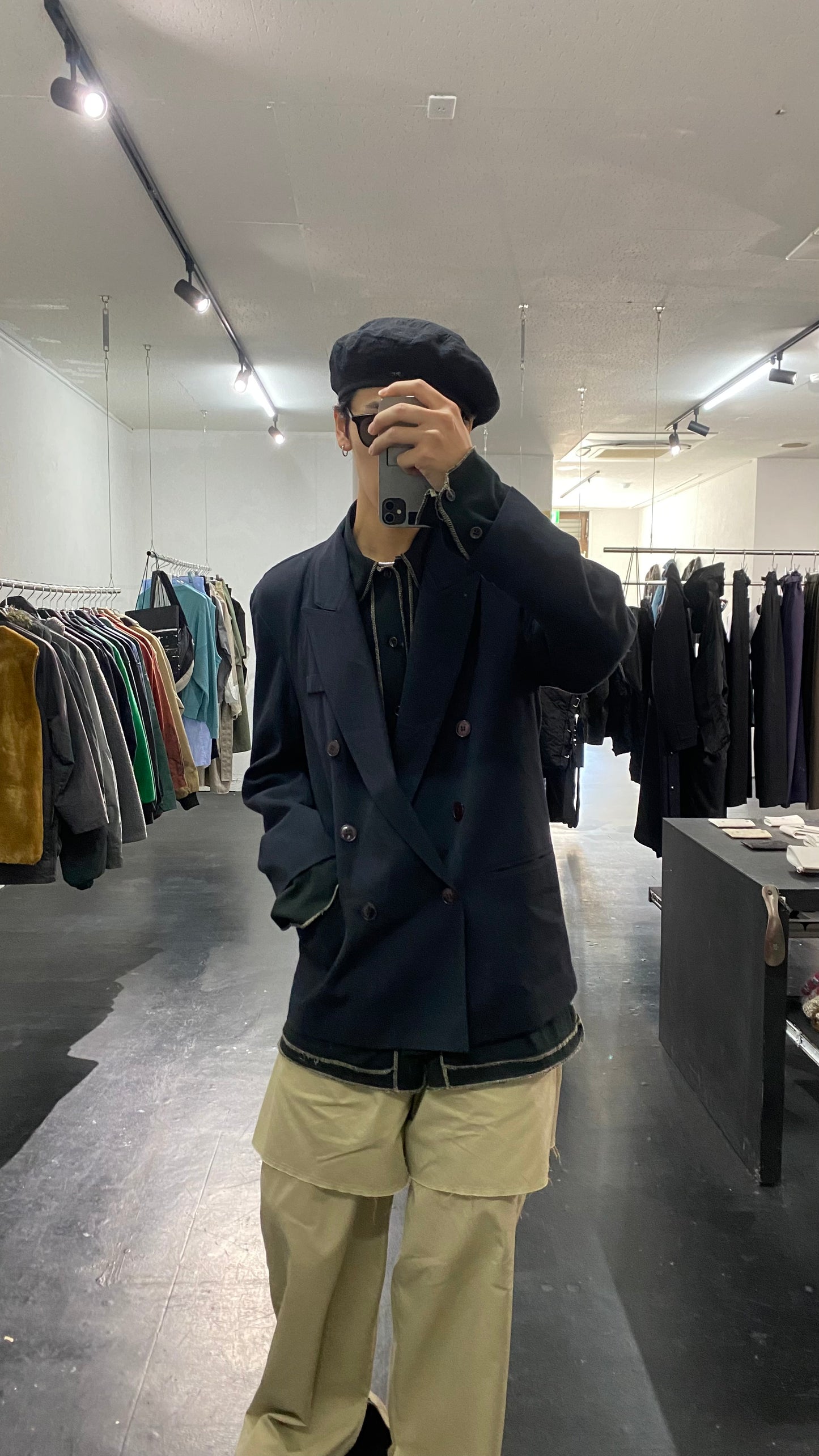 wool double jacket